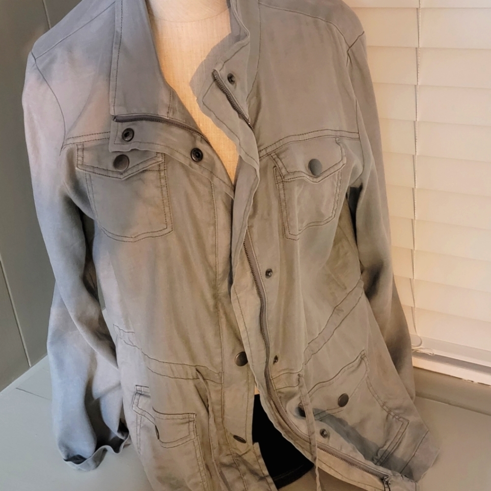 Tribal Jacket, Medium, Khaki